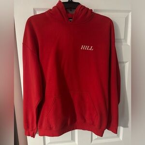 Red shadow hill sweatshirt